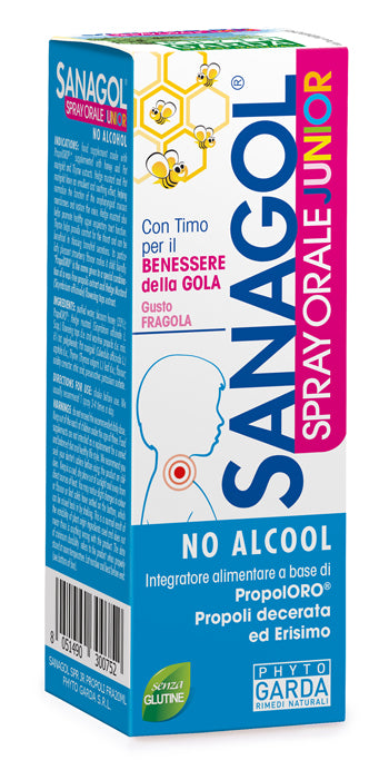 Sanagol spray junior propóleo fresa 20 ml 