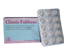 Clinnix foliferro 30 comprimidos