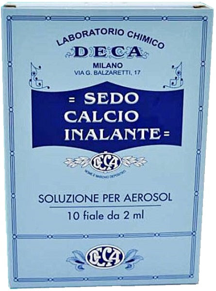 Sedo calcio inalante soluzione aerosol 10 fiale 2 ml