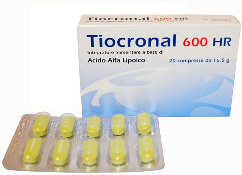 Tiocronal 600 h 20 comprimidos