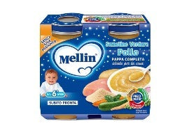 Mellin baby cena completa pollo verduras 2 piezas 200 g