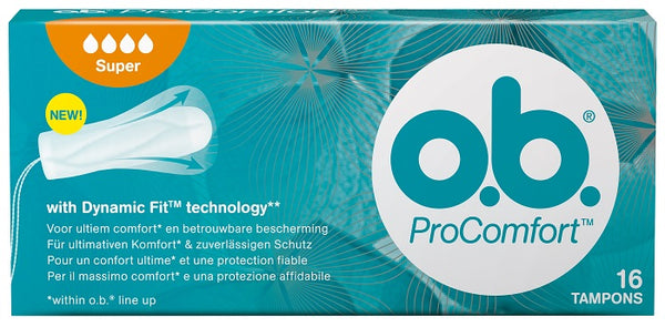 Ob super pro comfort tamponi 16 pezzi