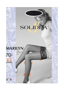 Marilyn 70 medias transparentes negras 2