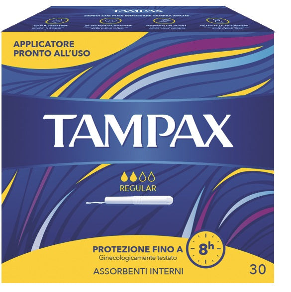 Tampax blue box regular 30 pezzi