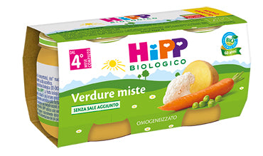 Hipp bio hipp bio mixed vegetable puree 2x80 g