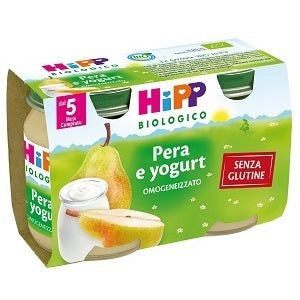 Hipp bio hipp bio omogeneizzato pera yogurt 2x125 g