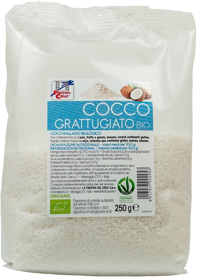 Organic grated coconut 250 g