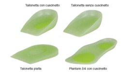 Plantare 3/4 con cuscinetto e scarico metatarsale per scarpe dal numero 43 al numero 44 per metatarsalgie e sperone calcaneale 1 paio