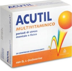 Acutil multivitamin 20 effervescent tablets