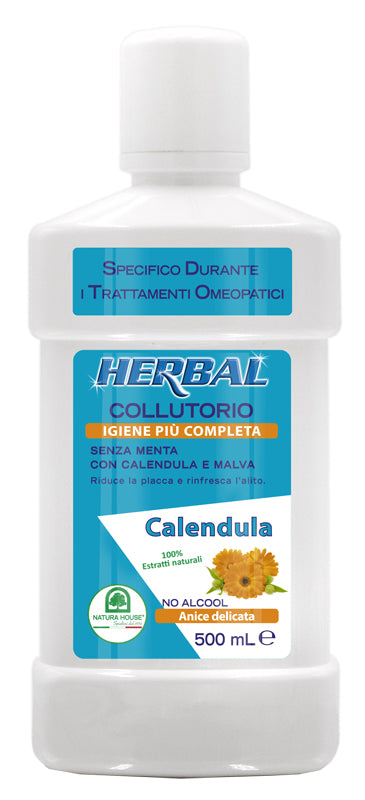 Herbal collutorio calendula e malva 500 ml