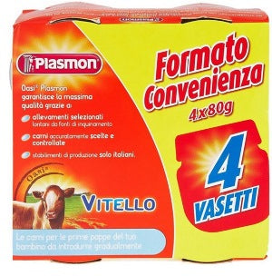 Plasmon homogenized veal 4 x 80 g