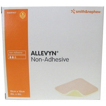 Sterile highly absorbent non-adhesive hydrocellular polyurethane foam dressing 10x10cm 3 pieces