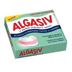 Adhesivo Algasiv para dentaduras postizas superiores 15 piezas