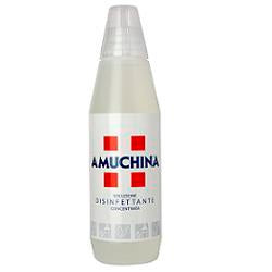 Amuchina líquido desinfectante higienizante 100% a base de hipoclorito de sodio antimicrobiano de amplio espectro de acción 1000 ml