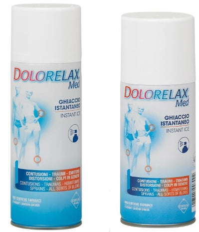 Dolorelax ice ghiaccio istantaneo spray bomboletta capienza 150 ml