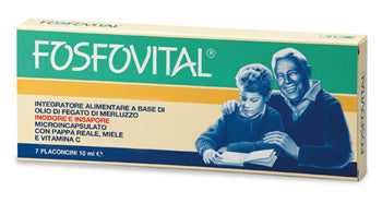 Fosfovital aceite de hígado de bacalao 7 viales