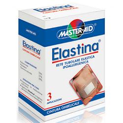 Rete tubolare elastica ipoallergenica per cintura ombelicale master-aid 4,5 cm in tensione calibro 5,5 cm