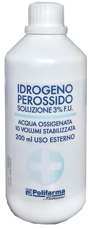 Hydrogen peroxide 3% 200 ml Stabilized hydrogen peroxide 10 volumes