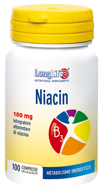 Niacina Longlife 100 mg 100 comprimidos