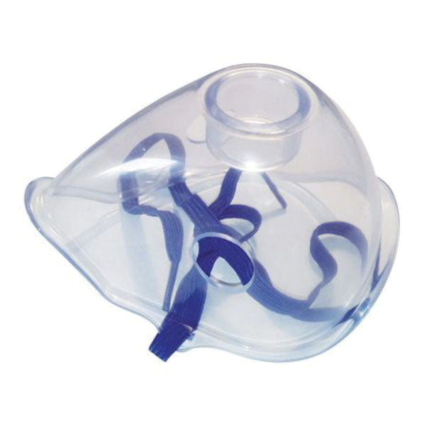 Adult mask type 2 in soft PVC. Plastic replacement for aerosol therapy