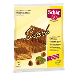 Schar snack con chocolate con leche y avellanas 3 barquillos x 35 g