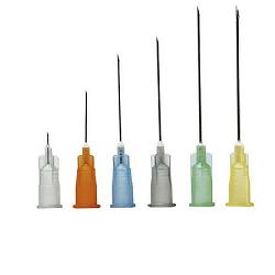 Ago ipodermico sterile pic cono luer lock gauge 25 0,50 mm lunghezza 16 mm codice colore arancio in blister singolo 100 pezzi