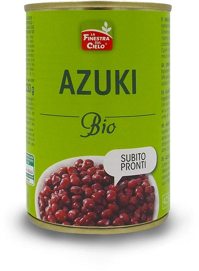 Organic ready-to-use azuki beans 400 g