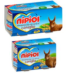 Nipiol homogeneizado conejo 80 g 2 piezas