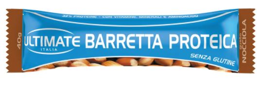 Ultimate barretta proteica nocciola 40 g 1 pezzo