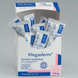 Megaderm supplement for dogs over 10 kg box of 28 single-dose sachets 4 ml