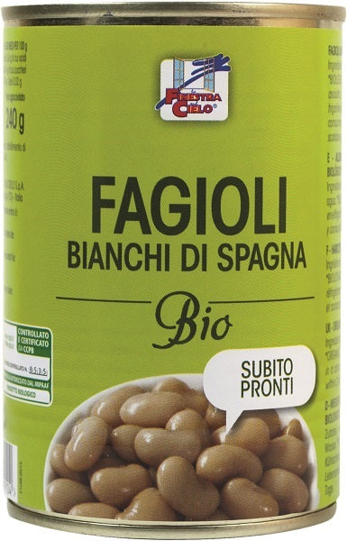 Organic ready-to-eat white Spanish beans 400 g