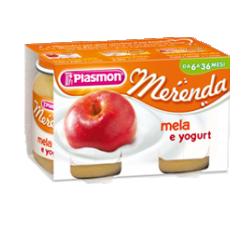 Plasmon yogur de manzana homogeneizado 120 g x 2 piezas