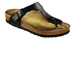 Birkenstock Gizeh infradito in birko flor black 45