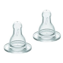 Slow Flow Silicone Teat 2 Pieces