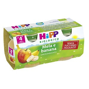 Hipp organic grated fruit apple banana 4x100 g