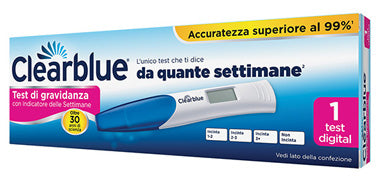 Test di gravidanza clearblue con indicatore delle settimane 1 pezzo