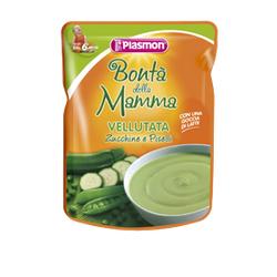 Plasmon pouches courgette and pea cream soup 180 g