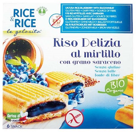 Rice&amp;arroz delicias de arándanos y trigo sarraceno 6 x 33 g