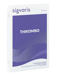 Sigvaris thrombo monocollant lungo punta aperta bianco m