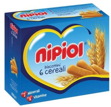 Nipiol biscottini 6 cereali 800 g