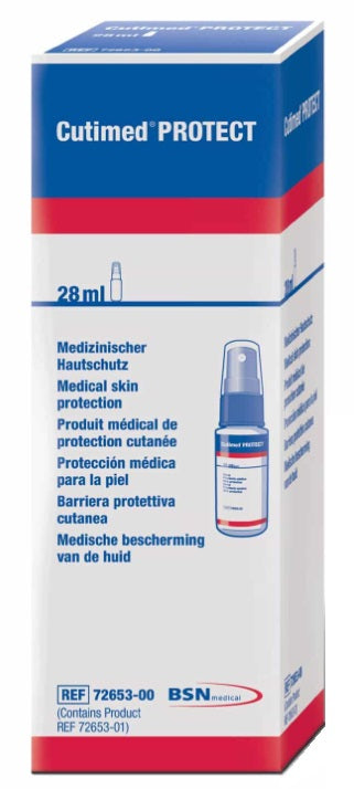 Barriera protettiva cutanea cutimed protect film spray 28 ml per cute integra