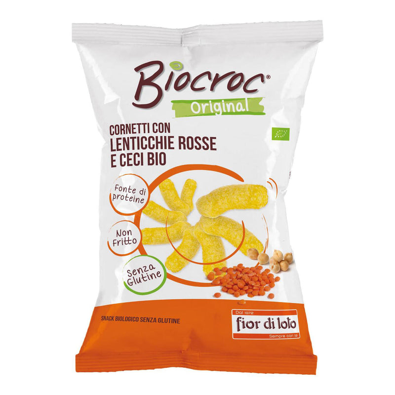 Croissants Biocroc con lentejas rojas y garbanzos 45 g