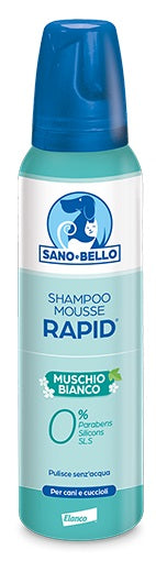 Sano e bello shampoo mousse rapid nf muschio bianco 300 ml