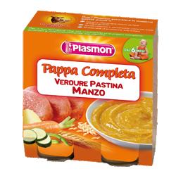 Plasmon papilla homogeneizada de pasta vegetal de ternera 190 g x 2 piezas