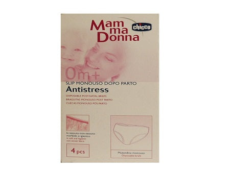 Braguita mujer chicco mamma de tejido no tejido talla 3 4 piezas