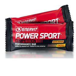 Barra naranja de competición deportiva de potencia Enervit