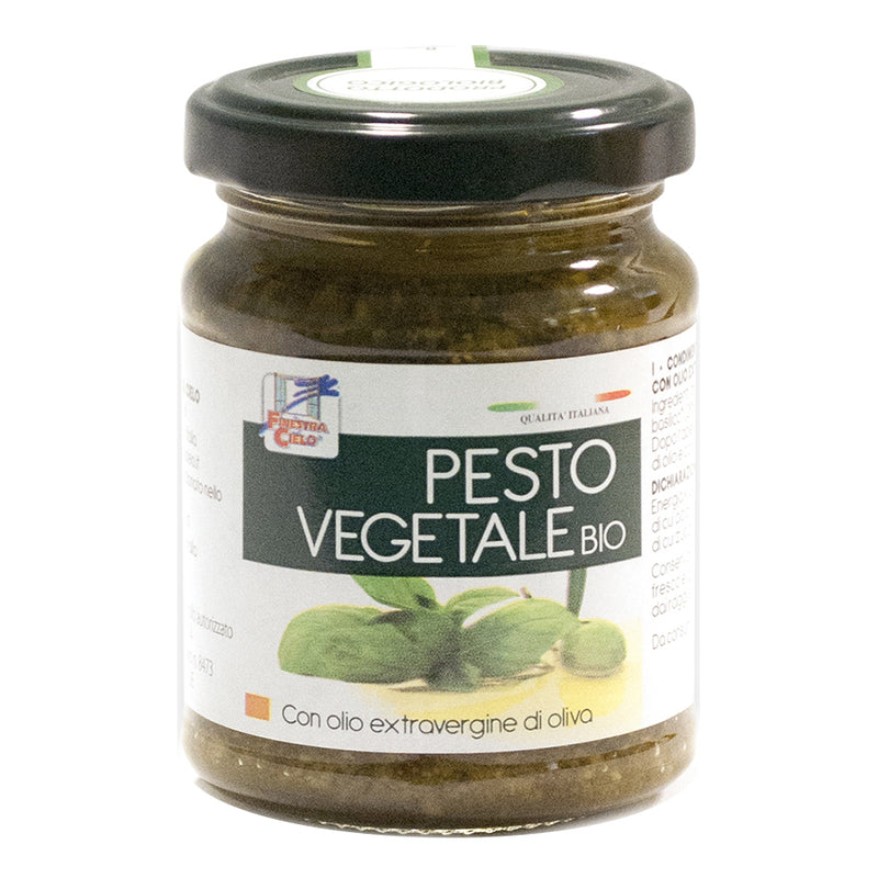 Fsc biomed pesto vegetale bio con olio extravergine di oliva 120 g