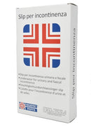 Mutandina per incontinenza con bottoni standard colore bianco misura 2