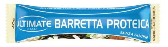 Ultimate barretta proteica vaniglia/cookie 40 g