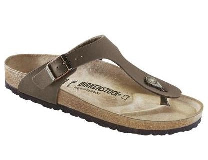 BIRKENSTOCK - Gizeh infradito in birko flor mocca 35